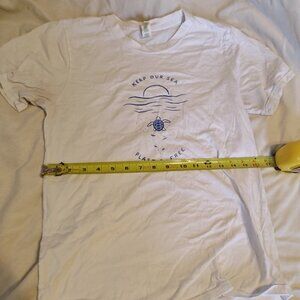 "Keep Our Sea Plastic Free" Organic Cotton T-Shirt